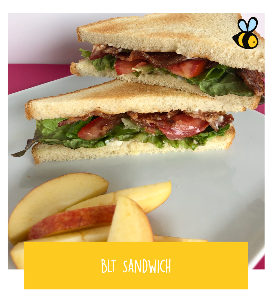 BLT Sandwich (served with apples, carrot sticks & celery)
