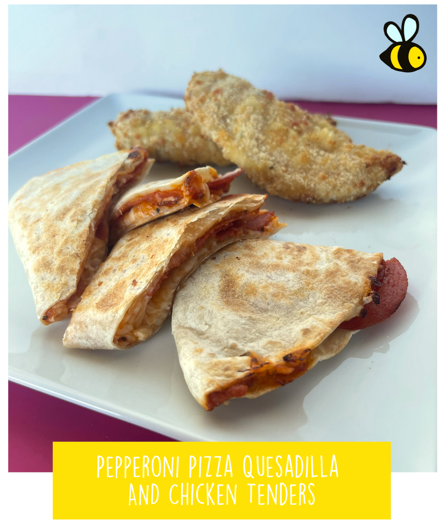 Pepperoni Pizza Quesadilla & Chicken Tenders